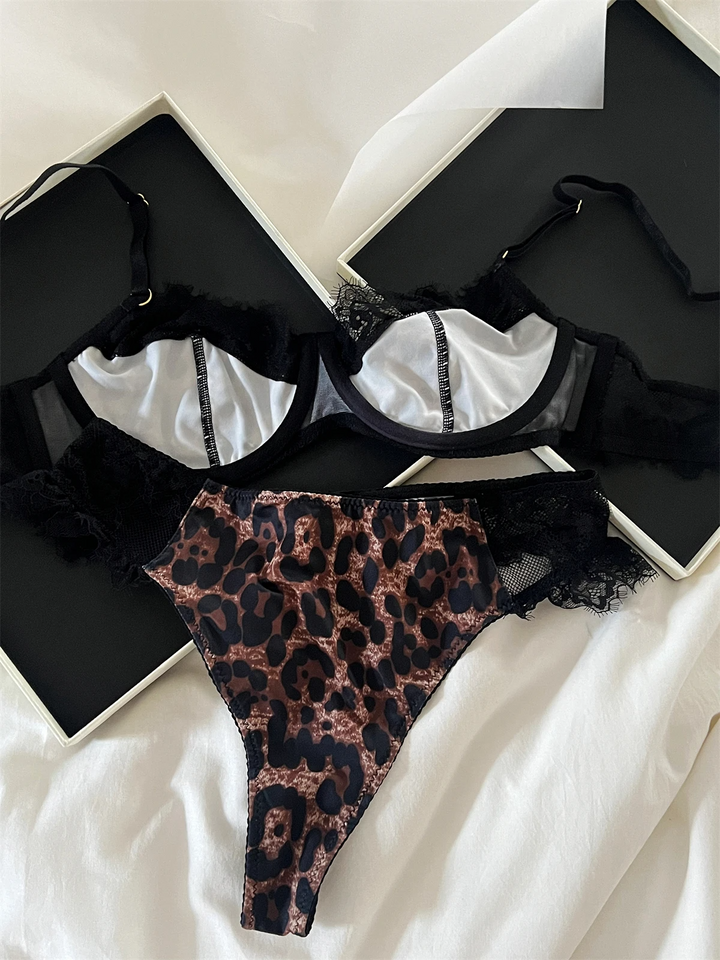 Varnosa 1162 Leopar İç Çamaşırı Set