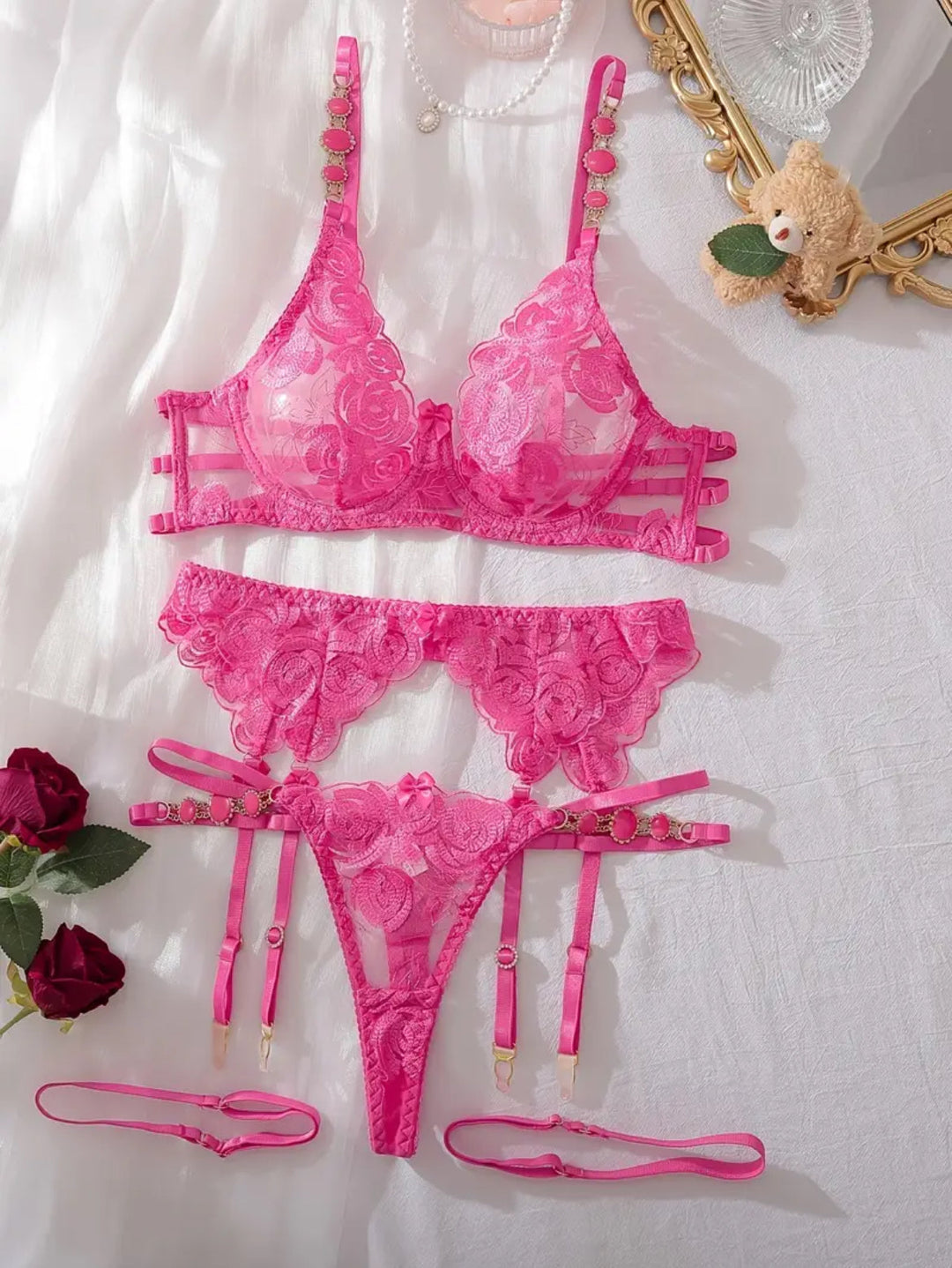Varnosa  3090 Ruby's Fancy Jewel Lingerie