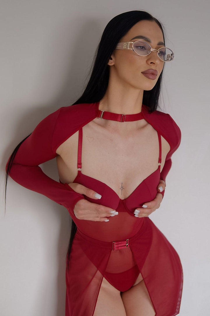 Alena Komple Fantezi Takım Elbise – Siyah