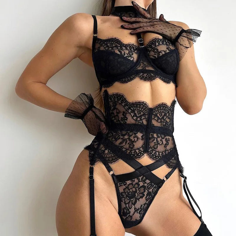 Varnosa 3015 Allure Strappy Lace Bodysuit