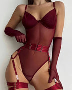 Varnosa 3072 Marisa See Through Bodysuit