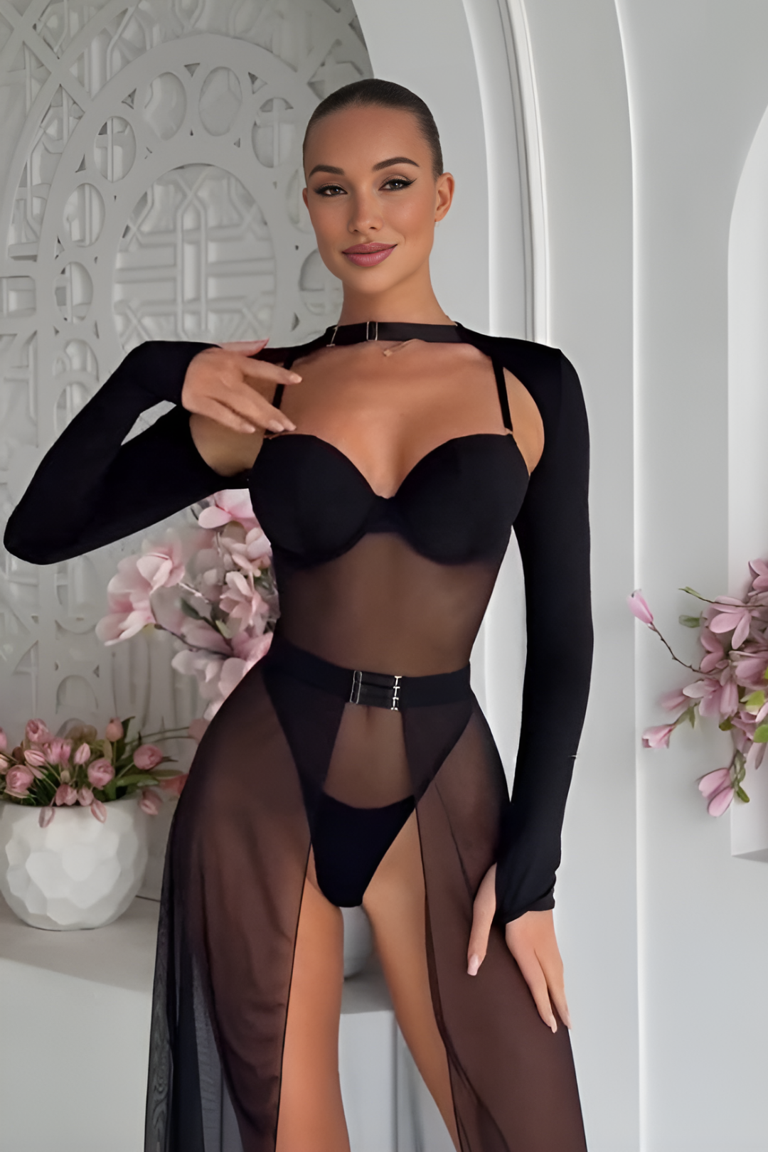 Alena Komple Fantezi Takım Elbise – Siyah