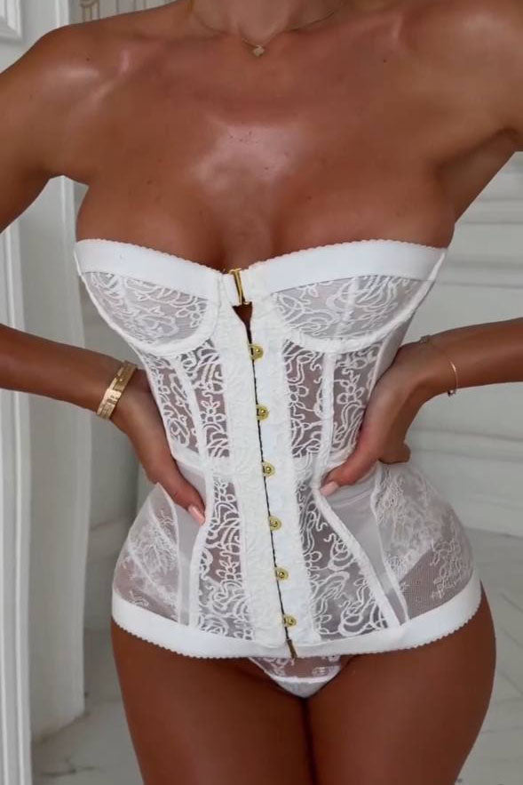 Varnosa 1049 Kristina Vintage Korse – Siyah